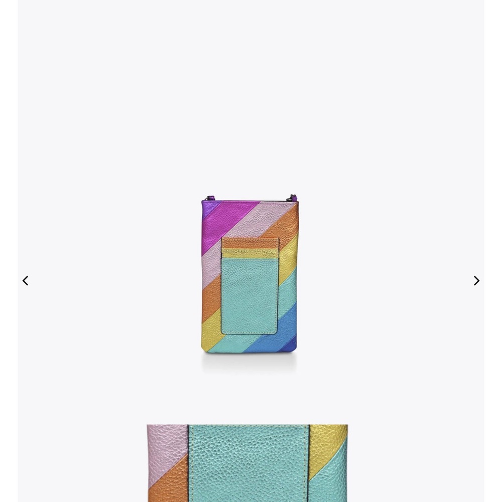 Kurt Geiger Phone case on chain and separate case for iPhone 11.